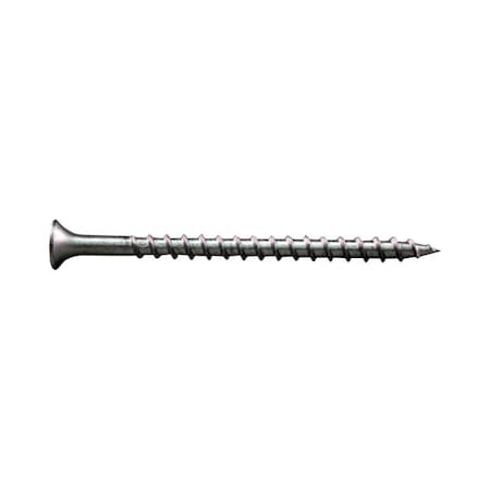 Deck Screw, #8 X 3 In, Flat Head, Phillips Drive, 435 PK